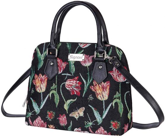 Signare Tapestry Handbags Shoulder bag and Crossbody Bags for women with Floral Design - Image 2