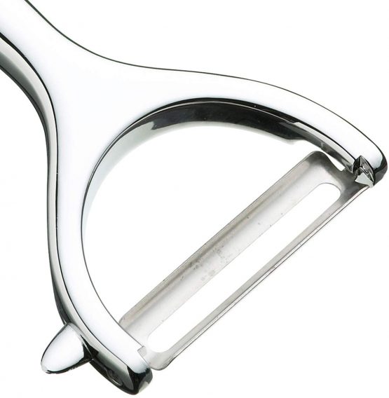 KitchenCraft KCMCYP MasterClass Heavy Duty Y-Shaped Swivel Potato Peeler, Silver - Image 4