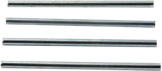 5 Star Risers for Letter Tray with Clearance 53mm Steel [Pack of 4], Silver - Image 2