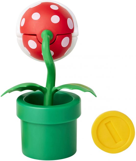 Jakks Pacific Nintendo Piranean Plant Figure with Question Box, Multi-Colour, 10 cm (72632) - Image 4