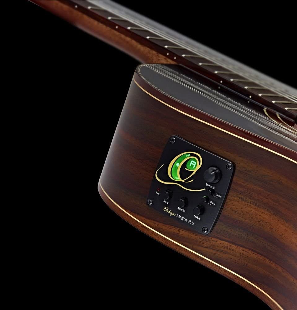 Ortega Guitars Classical Guitar Electro-Acoustic, 4/4, Slim Neck, Performer Series, Including Gig Bag - Image 3