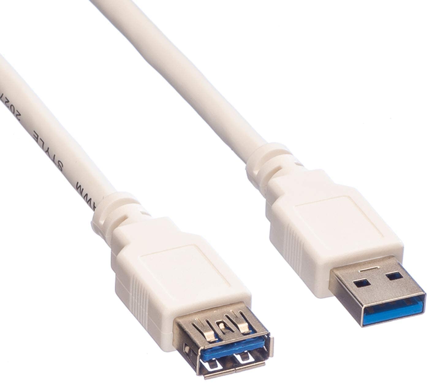 VALUE USB 3.2 Gen 1 Cable, Type A-A, ST/BU, White, 1.8 m, 1,8 m - Image 3