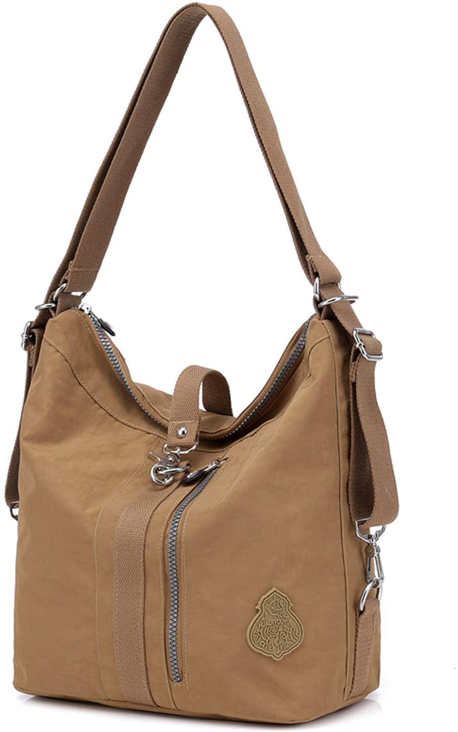 Outreo Women Shoulder Bag Handbag Casual Backpack Girls Messenger Bag for Sport Satchel Travel Daypack Crossbody Cross Body Bag Nylon - Image 2