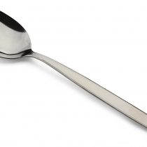 Grunwerg Economy Collection Stainless Steel Dessert Spoon, Mirror Polished Finish, Extra Value Pack of 12, Steel, 18 x 4 x 2 cm