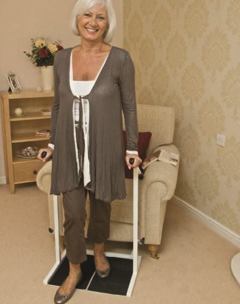 NRS Healthcare Stand Easy Standing Frame, White, Large, L62030 - Image 3