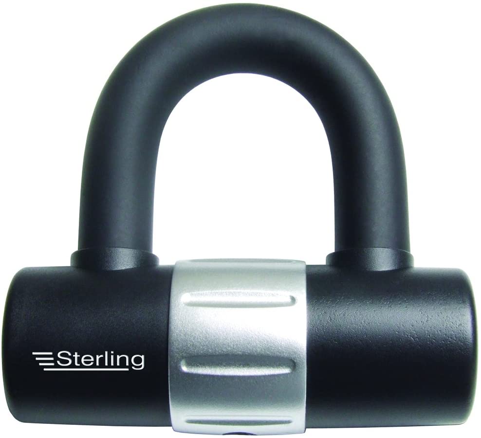 Sterling 100D 16mm Heavy Duty Sold Secure Diamond & Gold Padlock U Lock - Black, Black,gold, Single U Lock