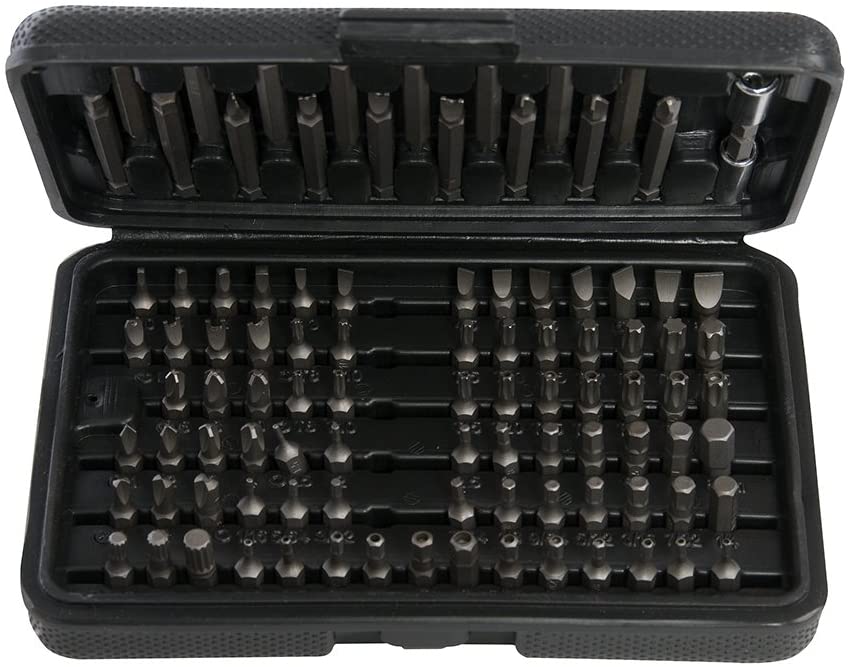 Silverline 633662 Security Bit Set 98pce 1/4" Hex, Multicolored, Variety pack - Image 2