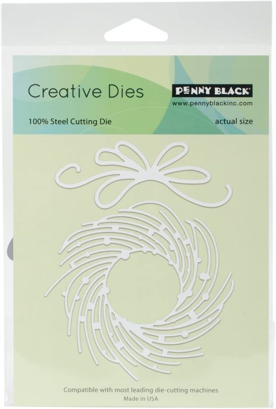 Penny Black Penny Black Creative Dies Whirl Wreath, Acrylic, Multicolour