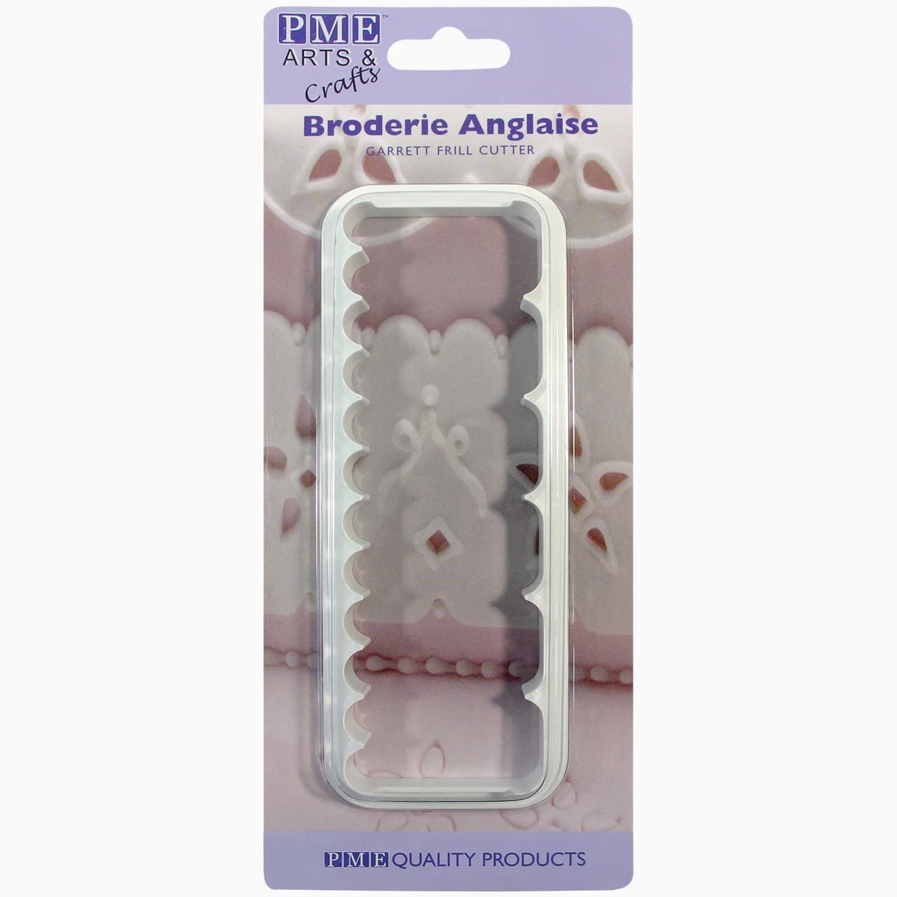 PME FF381 Broderie Anglaise Garrett Frill Cutter, White