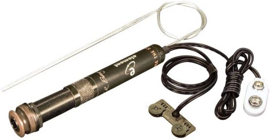 LR BAGGS Elément VTC Micro Piezo under saddle/preamp jack with volume control/tone control
