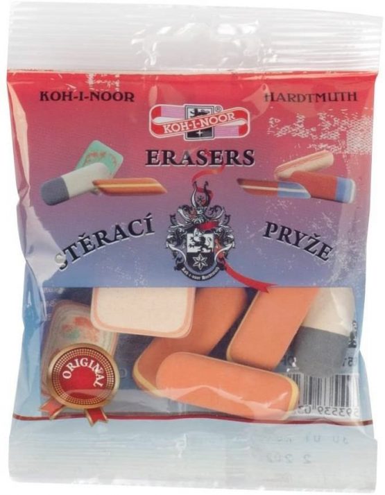KOH-I-NOOR 6510005010PS Pebble Eraser (Pack of 10)