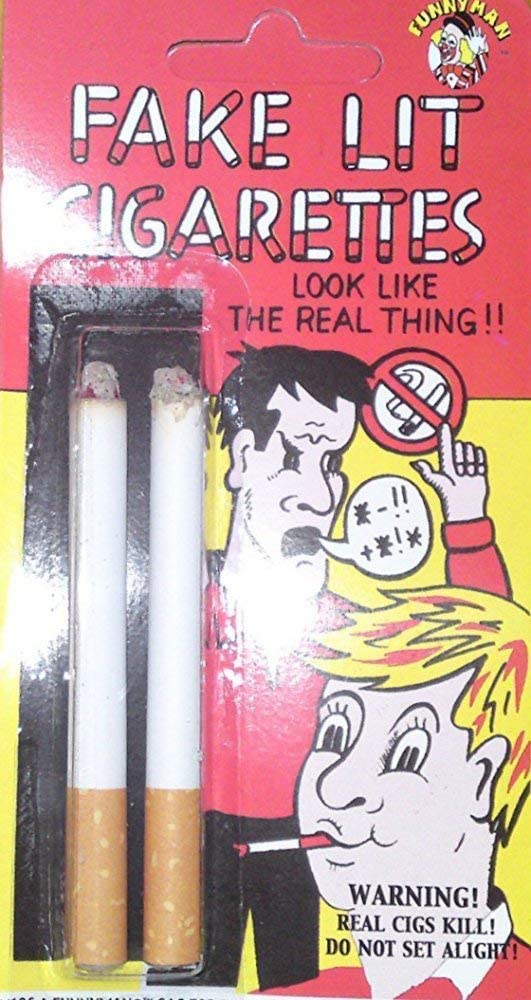 joke cigarettes Bristol Novelty Funnyman Jokes Fake Lit Cigarettes Practical Joke – False Cigarettes with a Realistic Look, One Size joke cigarettes Bristol Novelty Funnyman Jokes Fake Lit Cigarettes Practical Joke – False Cigarettes with a Realistic Look, One Size