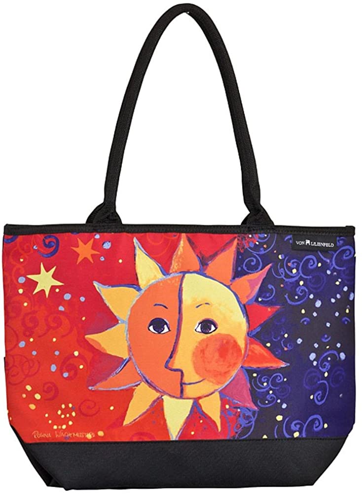 VON LILIENFELD Handbag Rosina Wachtmeister Sole Art Design Shopper Dimensions L 42 x H 30 x D 15 cm Beach Bag Handbag Office