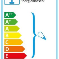 'Niermann Standby A to E Ceiling Light Decoration + + Matt Nickel Ring, Glass/Metal, satiniert mit klarrand, 40 x 40 x 13 cm