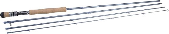 Shakespeare Unisex Agility 2 Fly 3# Rod-(4pc), Silver, 10 Ft - Image 2