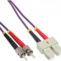 InLine® 82501P LWL Duplex Cable SC/ST 50/125µm, OM4, 1 m