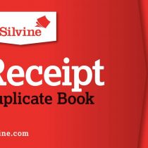 Silvine Duplicate Cash Receipt Book - 30 Receipts per Book, Gummed (63 x 105mm)