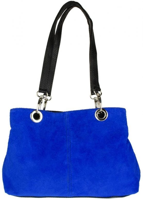 Girly Handbags Genuine Italian Suede Leather Shoulder Bag