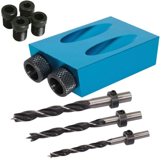 Pocket Hole Screw Jig Dowel Drill Joinery Kit Carpenters Wood Woodwork Guides Joint Angle Tool Carpentry Locator Craft Pack of 14 - Image 3