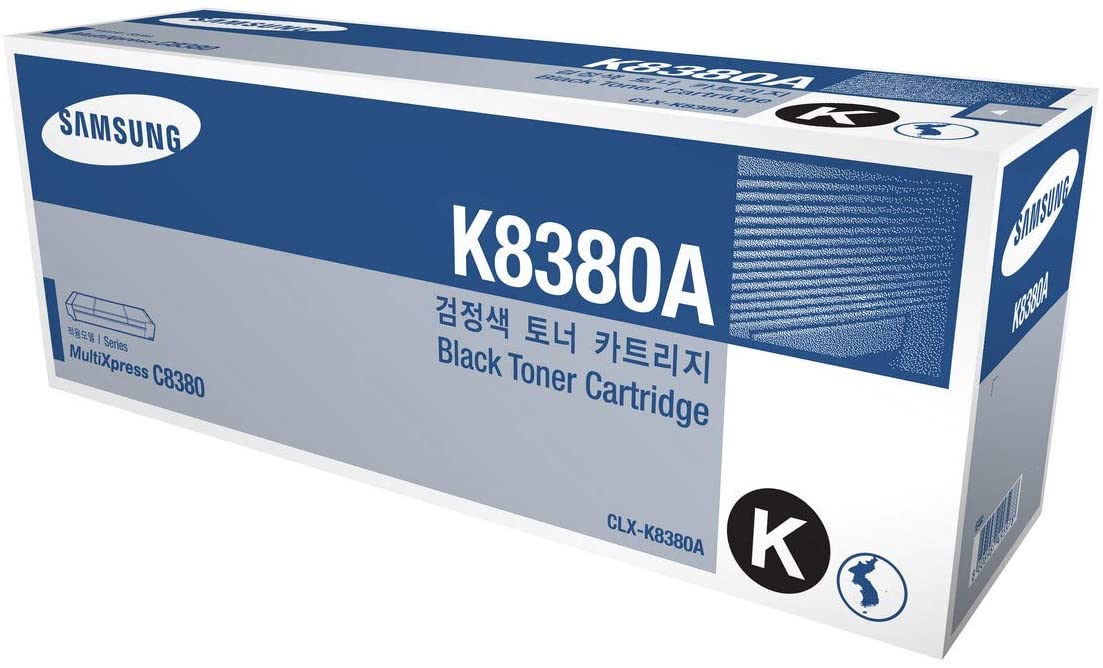 Samsung SU584A CLX-K8380A Toner Cartridge, Black, Pack of 1, Standard