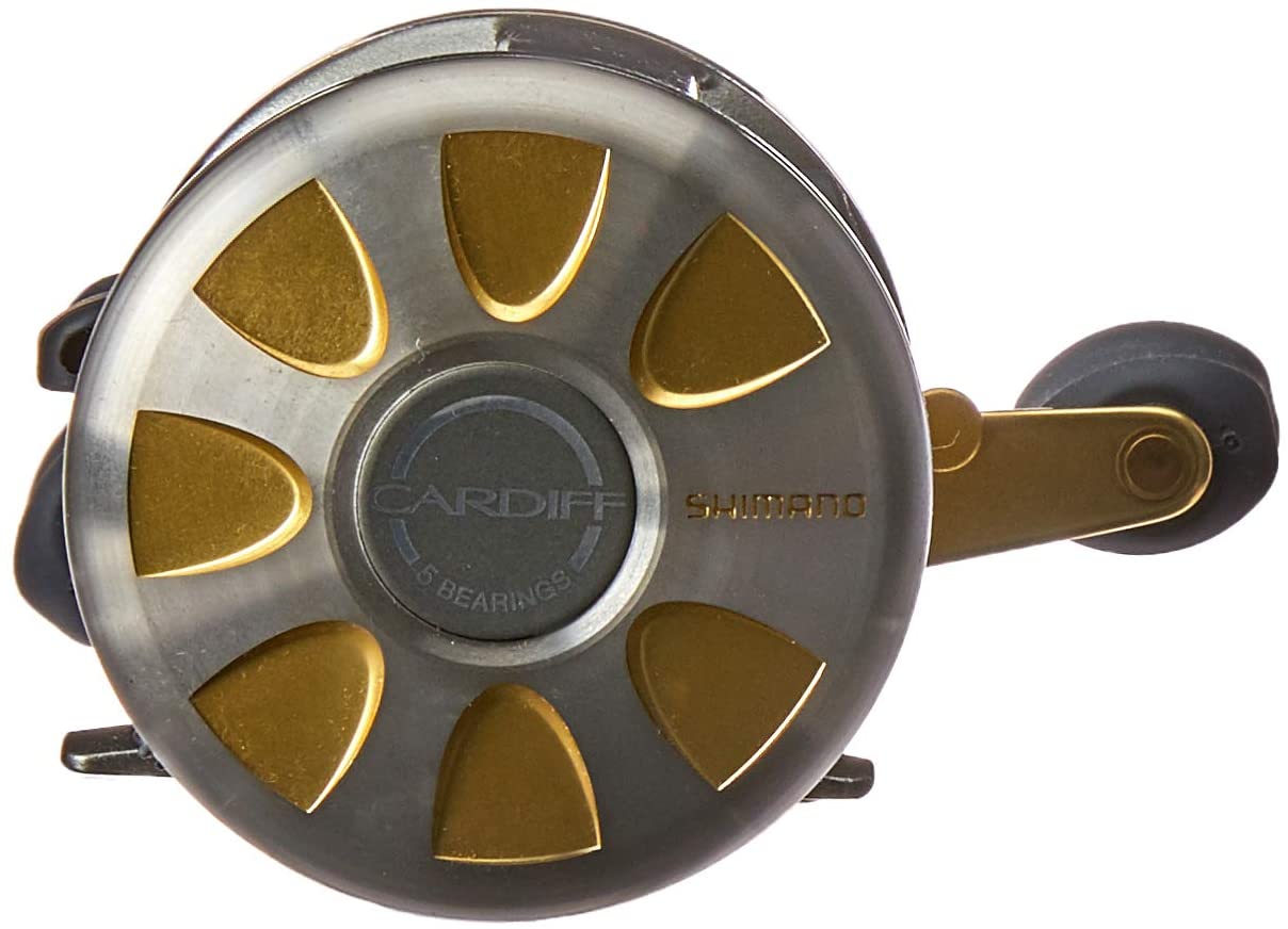 Shimano Cardiff 401A Round Freshwater Fishing Reel Left Hand, Multi-coloured - Image 3