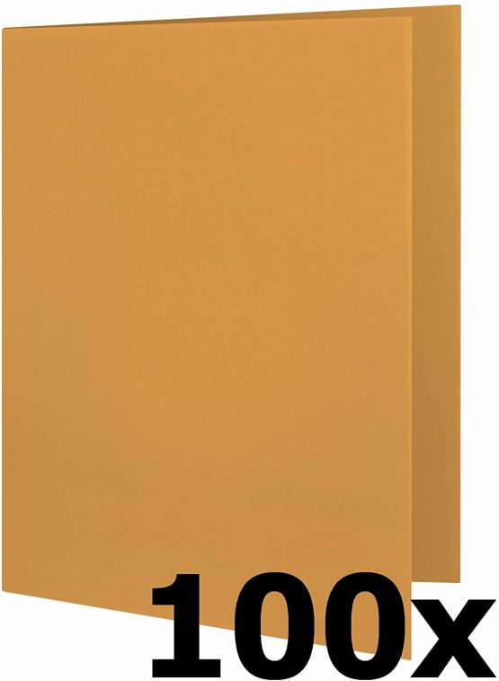 Elba 32450BL Document Cover for 100 DIN A4 Pages 250 g/m² Manila Cardboard Set of 100 Blue