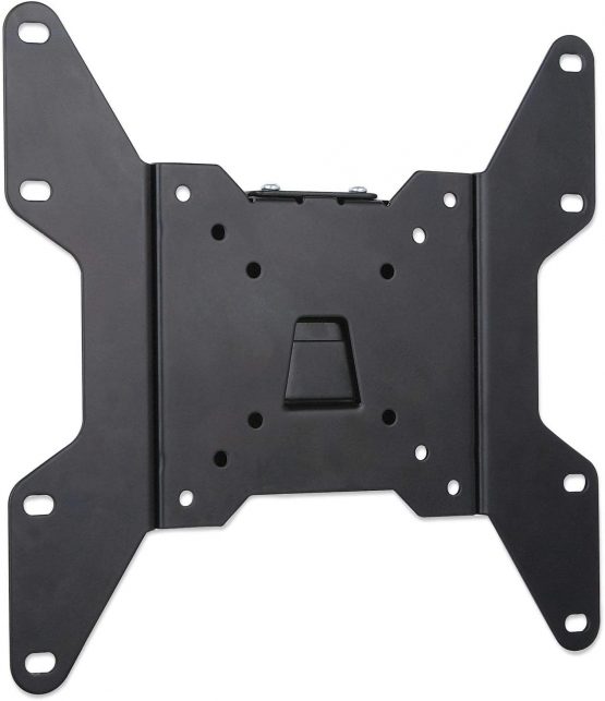 Manhattan TV & Monitor Mount, Wall, Fixed, 1 screen, Screen Sizes: 23-42", Black, VESA: 75x75 to 200x200mm, Max 30kg, Lifetime Warranty
