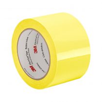 TapeCase 56 4.72" x 72yd Yellow Polyester Film Electrical Tape, 2.3" Thick, 72" Length, 4.72" Width