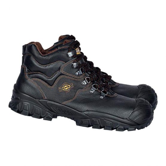 Cofra NT210-000.W40 Size 40 UK S3 SRC "New Reno" Safety Shoes - Black - EN safety certified
