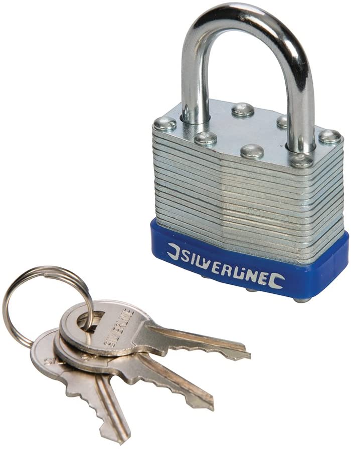 Silverline 224515 Laminated Padlock 40 mm