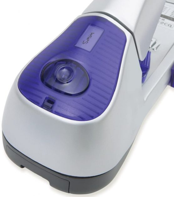 Rapesco AV-69 Heavy Duty Stapler with Work Tray 115 Sheet Capacity - Silver/Purple - Image 3