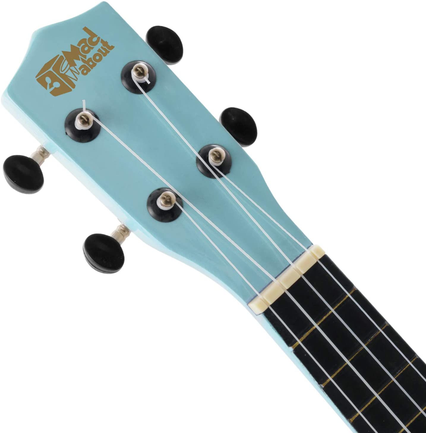 Mad About SU8 Soprano Ukulele in Light Blue with FREE Gig Bag, Pick, and Spare Strings - Great for Schools and Beginners - Image 3