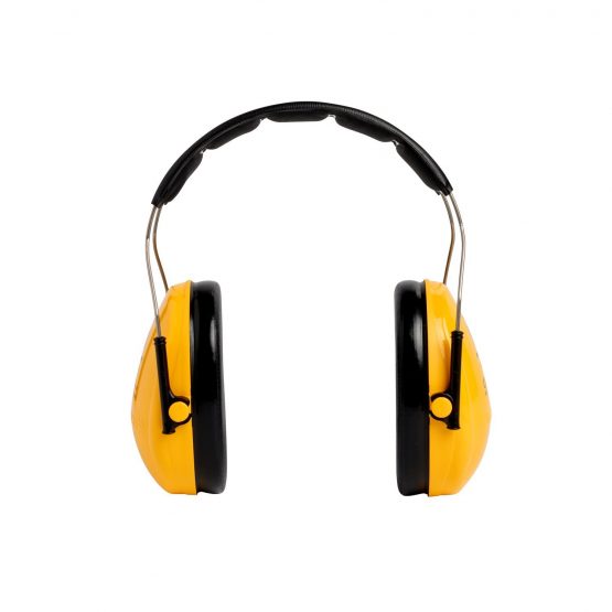 3M PELTOR Optime I Earmuffs, 27 dB, Yellow, Headband, H510A-401-GU - Image 2