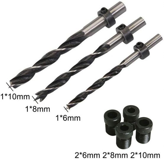 Pocket Hole Screw Jig Dowel Drill Joinery Kit Carpenters Wood Woodwork Guides Joint Angle Tool Carpentry Locator Craft Pack of 14 - Image 4