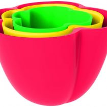 zakdesigns"Pepper" Bowl, Multi-Colour, 3-Piece