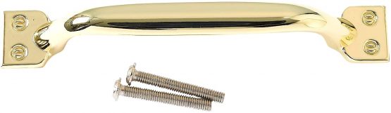 Merriway BH06169 Cupboard Cabinet Handle 'D' Shaker Style EB 96mm, Set of 4 Piece