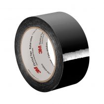 TapeCase 1318-1 2.25" x 72yd-Black Polyester Film 3M Electrical Tape 1318-1, 266 degrees F Performance Temperature, 0.0025" Thickness, 72 yd. Length, 2.25" Width