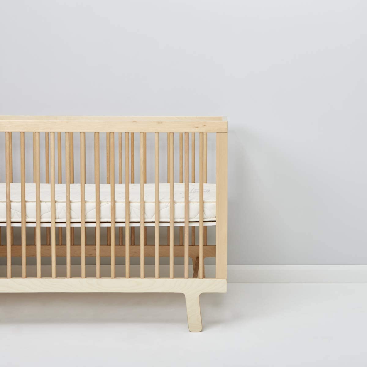 The Little Green Sheep Twist Cot Bed, Breathable Mattress for Babies and Toddlers 69 x 139 cm, Coconut Coir, Cotton, Wool - Image 4