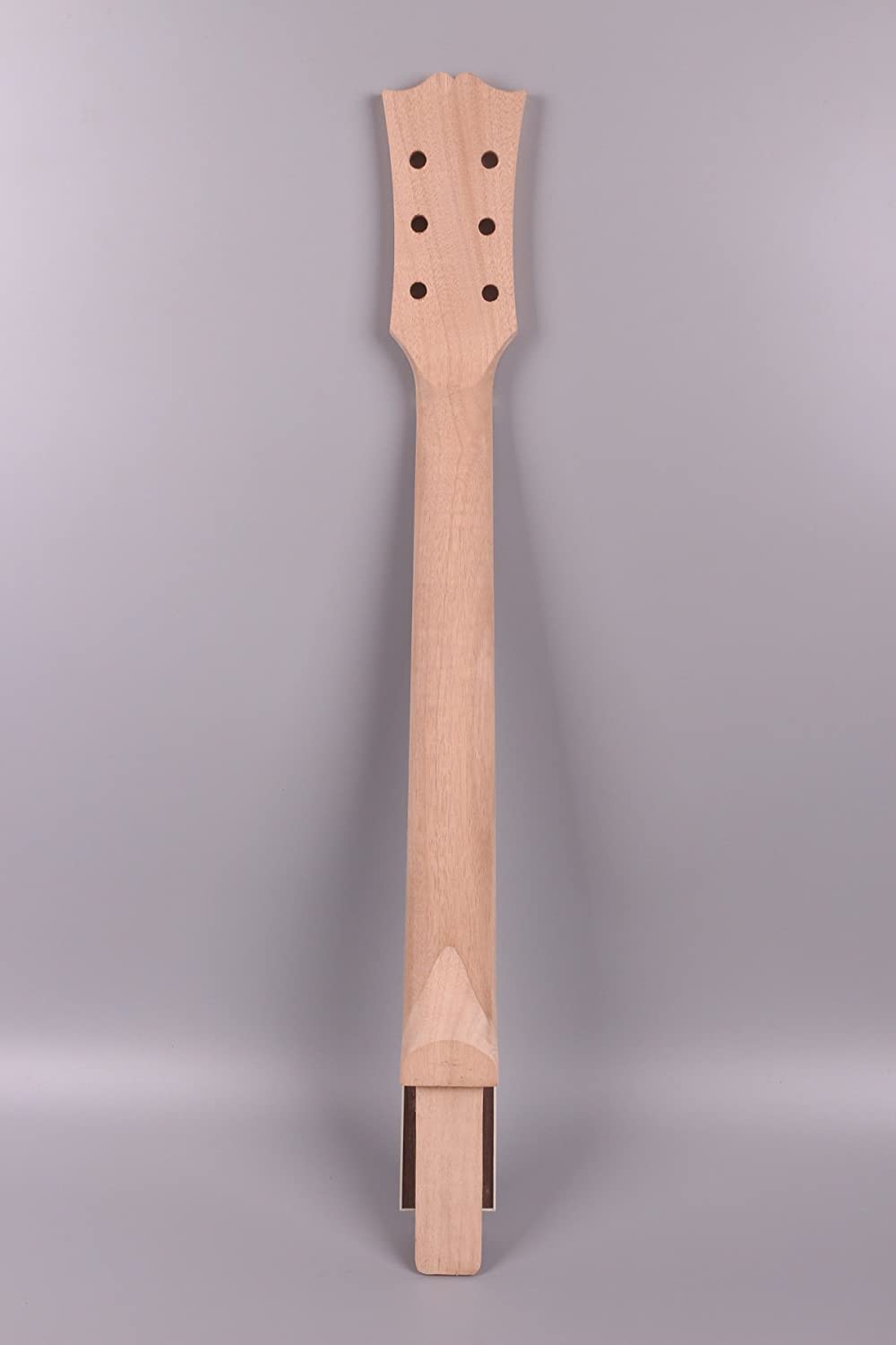 Yinfente Electric Guitar Neck 22 Fret 24.75 Inch Mahoghhany Neck Rosewood Fretboard trapezoidal inlay Set in Heel - Image 3