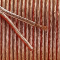 electrosmart 30m Quality 14AWG Loud Speaker Cable - Multi-Strand Outside Dimensions of Cable: 8.6mm x 4.3mm