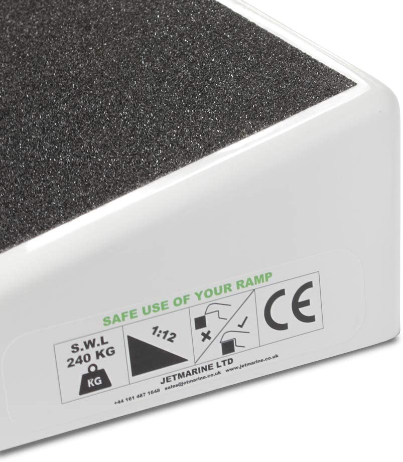 NRS Healthcare Fibreglass Ramp For 7.5 cm (3 inch) High Threshold