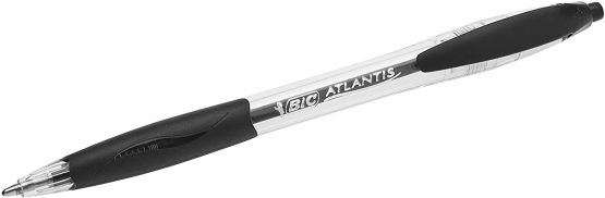 BIC Atlantis medium point ballpen with black ink - Image 3