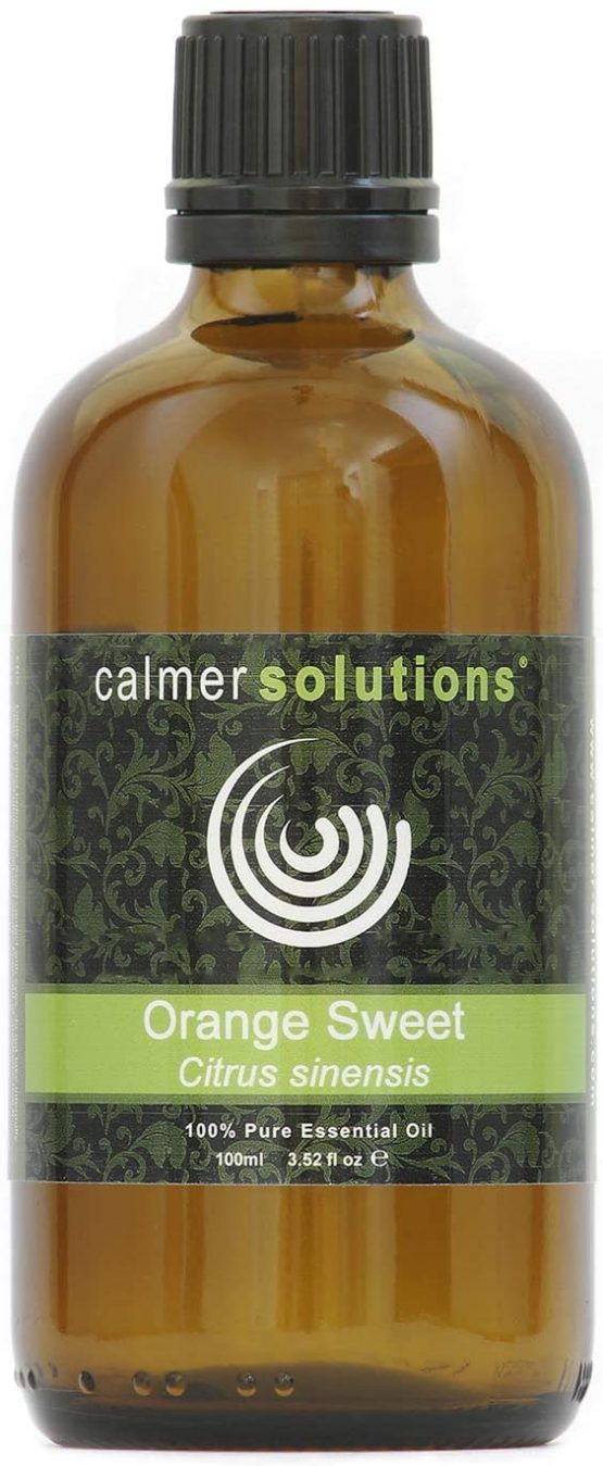 Calmer Solutions Orange (Sweet) Essential Aromatherapy Oil 100ml