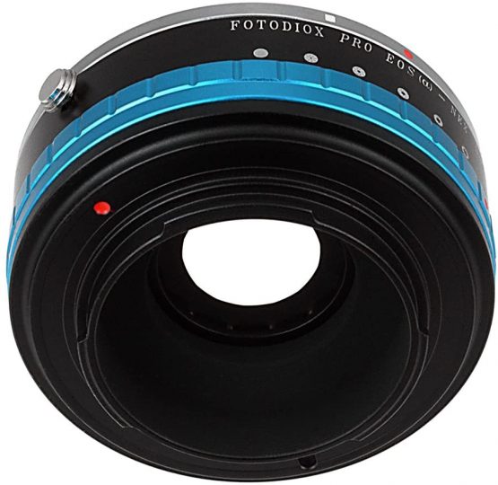 Fotodiox Pro Iris Lens Mount Adapter Compatible with Canon EOS EF Lenses to Sony E-Mount Cameras - Image 3
