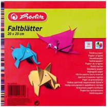 Herlitz 247619 Folding Sheets, 20x20 cm, Pack of 100