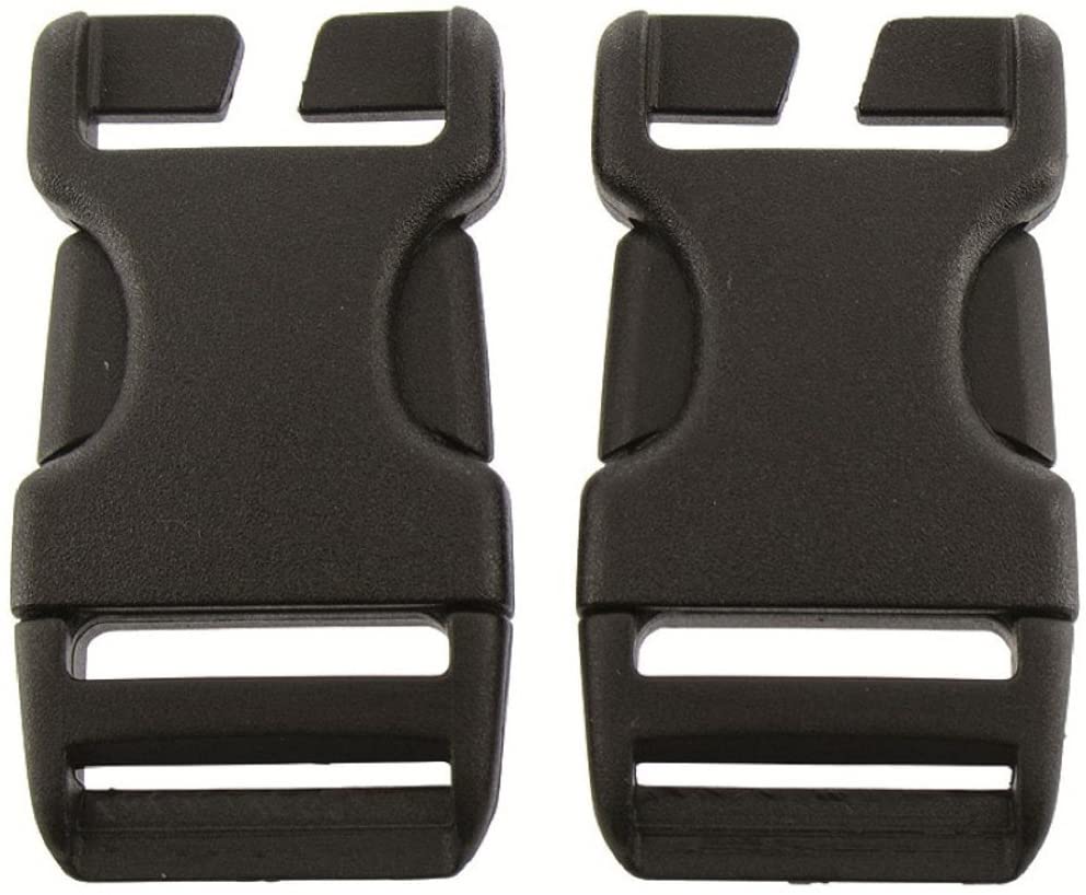 Highlander Quick Release Buckle 25mm Black, 6.5 x 3.5 x 1 cm
