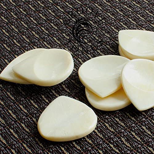 Groove Tones GRV-BUB-1 - Buffalo Bone - Individual Plectrum, Cream, 3.5 mm*32.0 mm*26.5 mm, 32 x 26.5 x 3.5 x 1 millimeter - Image 4