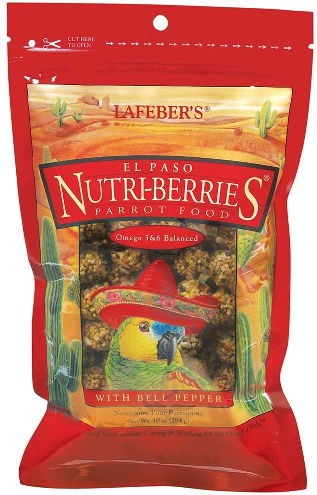 Lafeber El Paso Nutri-Berries 10oz for Parrots of All Ages Bird Owners, Parrot Owners, Bird Food Berries, 280g
