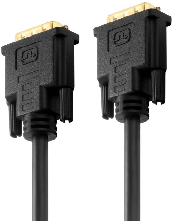 PureLink PureInstall Series DVI Cable Single Link with 24-Carat Gold Plated Precision Contact Pins 1600 x 1200 / 1920 x 1200. 18+1-Pin DVI-D male to 18+1-Pin DVI-D male. High-purity OFC copper conductor. Triple shielded 100 % tested for use in professional AV environments. - Image 2