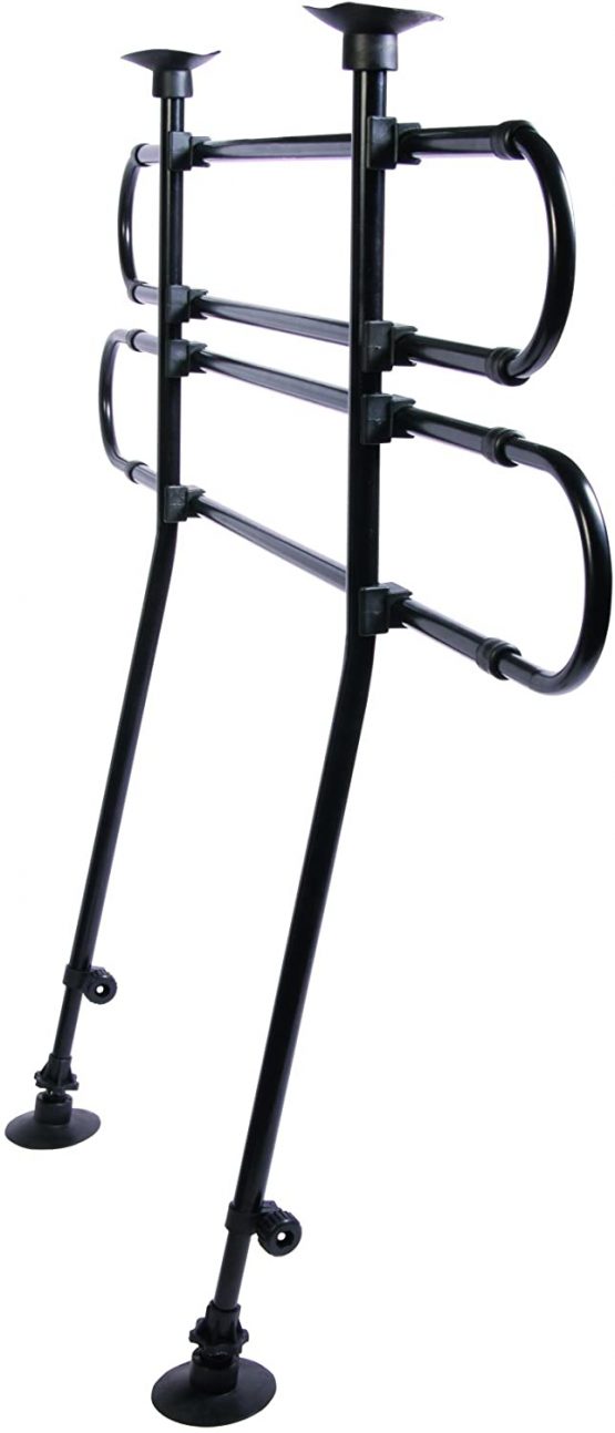 Trixie 1316 Angled Protective Car Boot Bars, 85-140/ 75-110 cm, Black